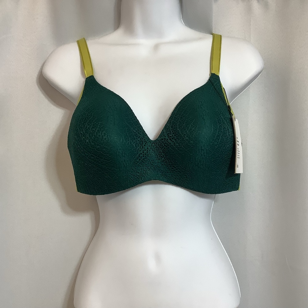 Knix Bra Women’s Size 3 Lace WingWomen Contour Bra Green